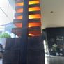 Hand crafted tiered lamp Image 3