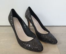 Ladies Shoes - Sparkly Black - Size 5 - NEW