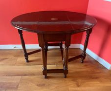 Folding Mahogany Table