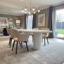 Extendable Dining Table 100 to 180cm with the metal base Image 10