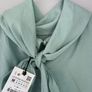 Zara light green top with ties at the back Sz M BNWT Image 2