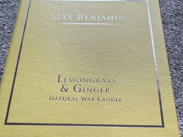 Max Benjamin Lemongrass and Ginger Candle