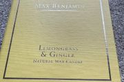 Max Benjamin Lemongrass and Ginger Candle