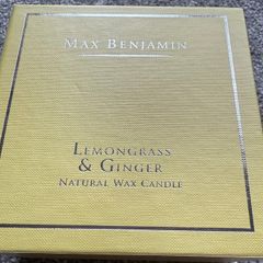 Max Benjamin Lemongrass and Ginger Candle