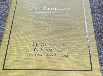Max Benjamin Lemongrass and Ginger Candle