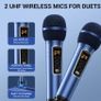 Karaoke Machine with 2 x wireless mics Image 5
