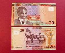 Namibia  20  Dollars  2015  Pick  17    ( Uncirculated )