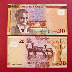 Namibia  20  Dollars  2015  Pick  17    ( Uncirculated )