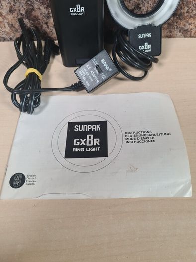 Vintage SunPAK GX8R RING LIGHT for camera photography