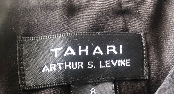 Arthur S Levine black timeless designer dress