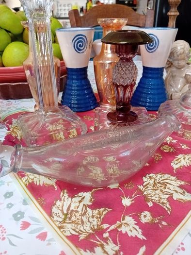 vintage Glass Baby Bottle