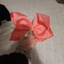 girls pink jojo bow Image 4