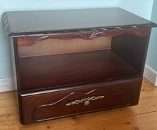 Rossmore Mahogany TV Unit | Solid Build, Compact & Stylish