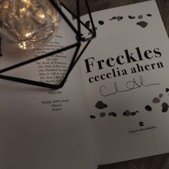 Freckles ! HAND SIGNED ! by Cecelia Ahern ! 2021 ! by HarperCollins ! AUTOGRAPH !