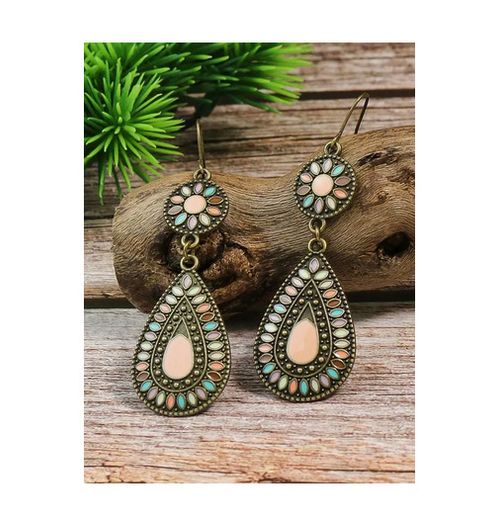 Purple Stone Necklace - boho style - ideal gift