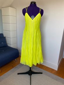 Polo Ralph Lauren yellow spaghetti straps dress