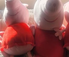 Free Peppa Pigs Soft Toys x2