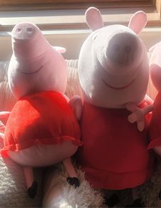 Free Peppa Pigs Soft Toys x2