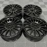 18" Multi Spoke Alloy wheels Ford Transit Custom Van Vw Transporter T7 74.5 6x120 Gloss Black Image 5