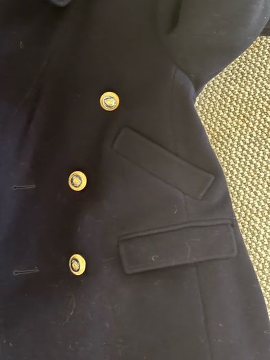Hobbs Navy Blue Top Quality Blazer / Jacket with Gold Buttons - Size 8
