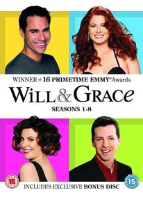 Will & Grace Complete Seasons 1-8 DVD As New