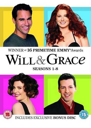 Will & Grace Complete Seasons 1-8 DVD As New