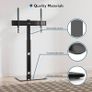 NEW SALE | TV Floor Stand for 30-70 inch LED LCD OLED Plasma Flat Curved TVs, Height Adjustable Tall TV Stand with Brackets up to 40kg, Max VESA 600x400mm Image 3