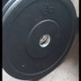BODY IMAGE Power cage/Squat rack with Olympic bar bumper plates and adjustable bench Image 6