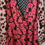 Dancing Leopard Wrap Maxi Dress Size Uk 16 /14 Image 5