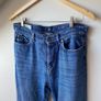 Weekend Max Mara High Rise Straight Leg Denim Jeans Blue UK12 Image 3