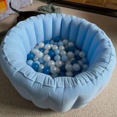 Small Inflatable Dog Ball Pit and Balls