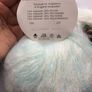 Luxury mohair in light blue/white shade Image 2