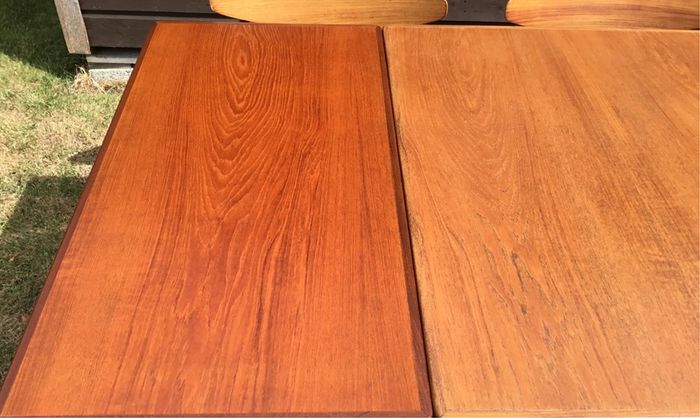 Mid Century Vintage Ib Kofod Larsen Signature Danish Range Dining Set