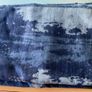 Navy Jacquard Scarf/Shawl - New Image 2