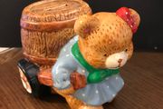 Vintage Pottery Teddy Money box
