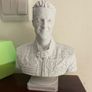 Michael Schumacher PLA white marble bust Image 2