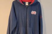 new england revolution zipped hoodie