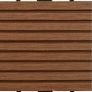 22 pcs Decking Tiles 30x30 cm 2 sqm WPC Dark Brown Image 4