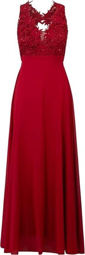 Kraimod women's maxi dress dress, classic masterpiece, cherry red, size 36 / S