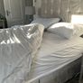 Plush bed base and headboard Image 2