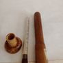 Antique French Albuminometer. Wood & Glass. Original Instructions Image 7