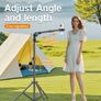 Tripod Stand Adjustable 70-Inch Carbon Steel with Telescopic Arm & Phone Holder - 20722 Image 7