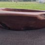 decorative live edge wooden fruit bowl Image 3