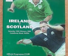 2000 Ireland v Scotland - Lloyds TSB Six Nations Championship Programme