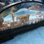 Vintage Asian Oriental Hand Carved Cork Art Shadow Box Diorama 3D Image 6