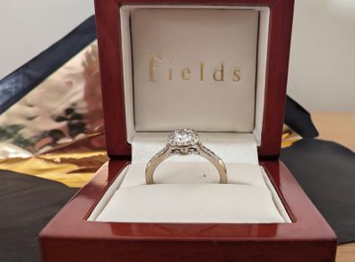 Diamond Kissing Ring