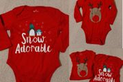 Christmas Cotton bodysuits NEW