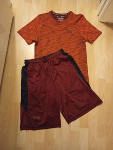 Under Armour T-shirt & Shorts Set ((Adult S))
