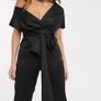 Scuba off the shoulder jumpsuit Image 4