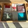 Solid oak dining table and 8 chairs with storage drawers Image 7